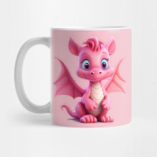 Little Pink Dragon Mug